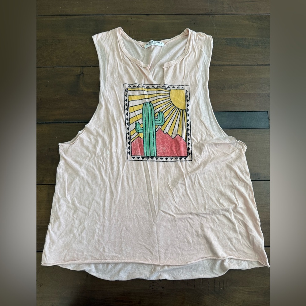 Project Social T Graphic Sleeveless Top - Pink